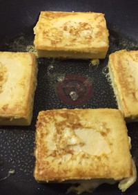 高野豆腐アーモンドミルクフレンチトースト