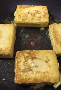高野豆腐アーモンドミルクフレンチトースト