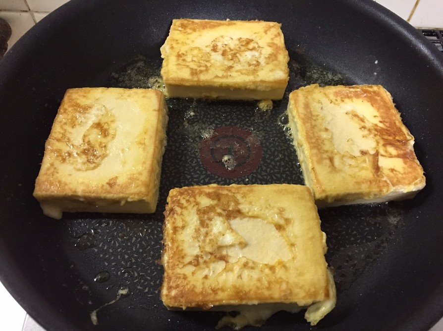 高野豆腐アーモンドミルクフレンチトーストの画像