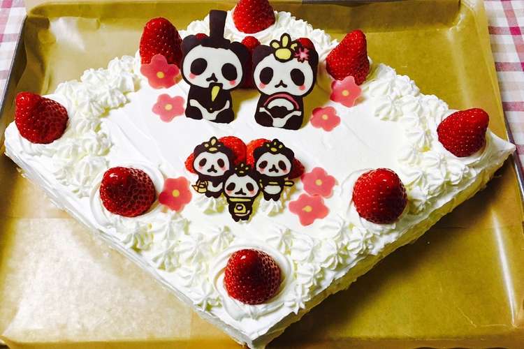 簡単 ひな祭り ケーキ レシピ 作り方 By チョコペンマン クックパッド