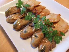 酒の肴に!牡蠣と鶏胸肉の味噌漬け焼き♪