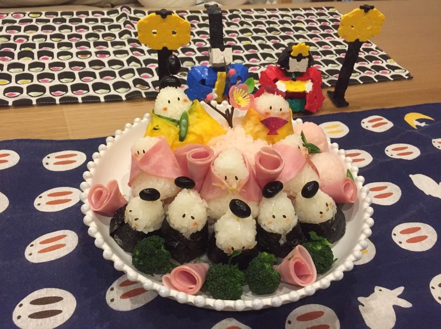 ひな祭り 初節句 寿司ケーキの画像