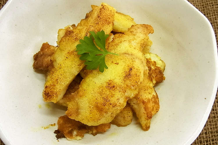 食欲そそる黄金のひらめムニエルカレー味 レシピ 作り方 By しょうとくん クックパッド 簡単おいしいみんなのレシピが363万品