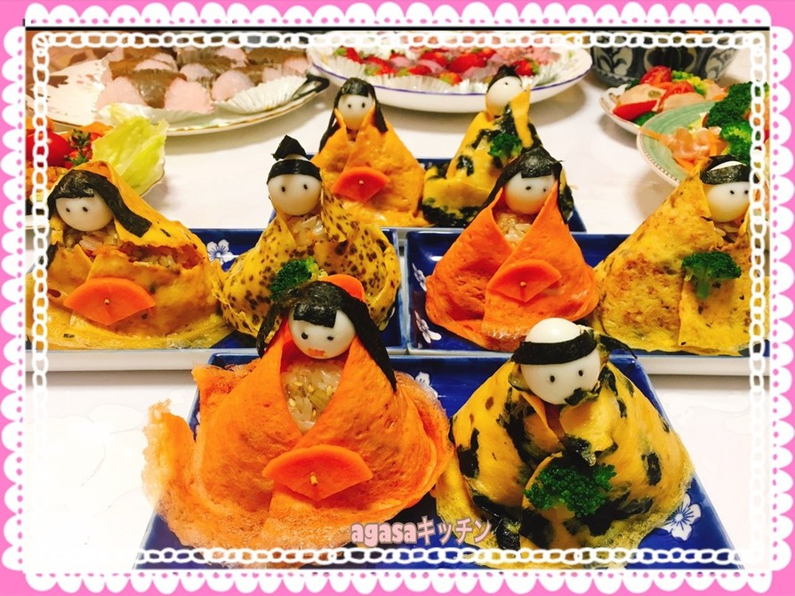 ひな祭り おひなさま寿司 2017の画像