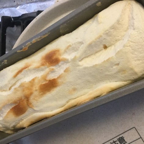 ふわふわヨーグルトのチーズスフレ風ケーキ