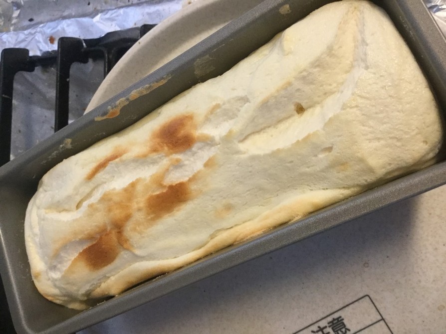 ふわふわヨーグルトのチーズスフレ風ケーキの画像