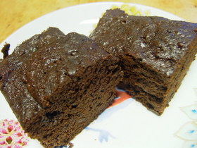 ココアとコーヒーのケーキ・・栗入り