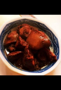 すき焼きのタレで簡単！鶏肝の生姜煮☆
