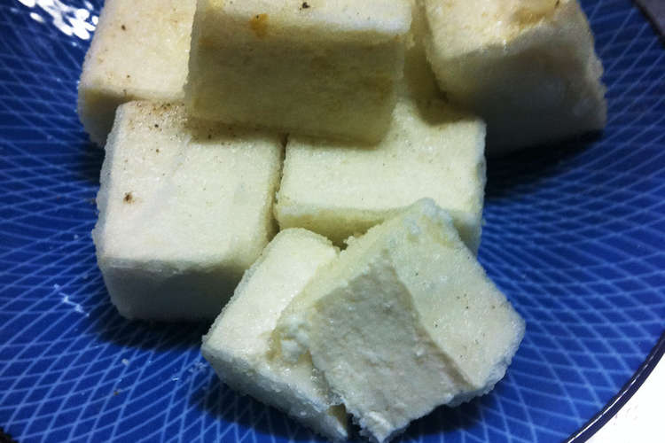 豆腐だけでおいしいおつまみ 豆腐の天ぷら レシピ 作り方 By サクサクゾウ クックパッド
