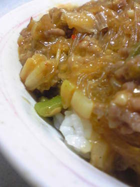 簡単★麻婆春雨丼