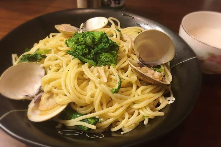 はまぐりと菜の花の和風ボンゴレ風パスタ レシピ 作り方 By 葉月理菜 クックパッド 簡単おいしいみんなのレシピが361万品