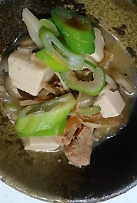 リメイク鍋(味噌汁＋ちゃんちゃん焼き)