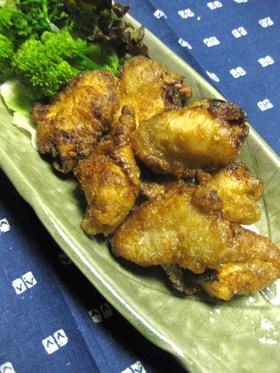 ウスターソースで、フワさく鶏むね唐揚げ♪
