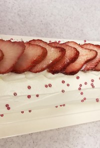 ☆米粉で苺のロールケーキ☆