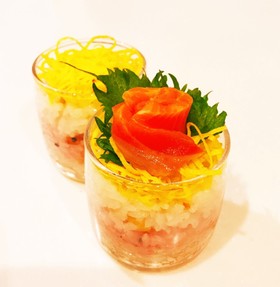 カップちらし寿司☆簡単♡