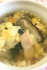 給食再現✨ほうれん草のふわふわスープ