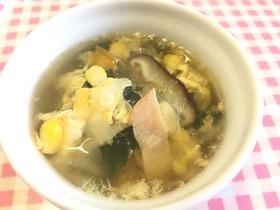 給食再現✨ほうれん草のふわふわスープ