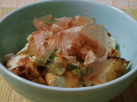 アテにピッタリ☆焼きナスと厚揚げの和え物