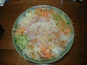 中華風さしみサラダ
