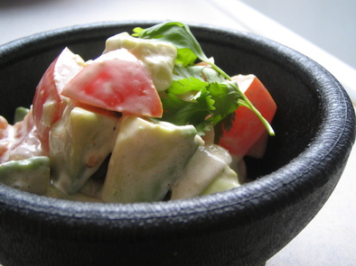アボカド＆トマトのサラダの写真