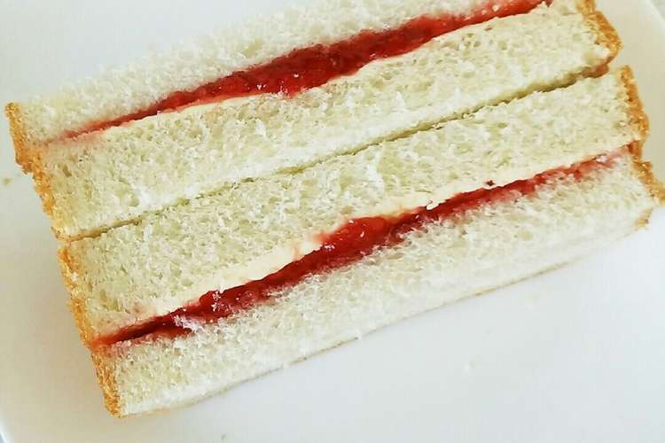 イチゴジャムとマーガリンサンド レシピ 作り方 By ひめさん クックパッド 簡単おいしいみんなのレシピが376万品