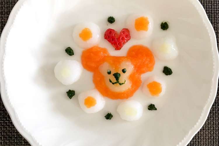 離乳食 ハーフバースデー ダッフィー レシピ 作り方 By Mitoa キッチン クックパッド 簡単おいしいみんなのレシピが366万品
