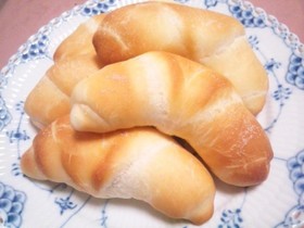 HBで簡単!ほわほわ塩パン♡