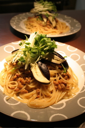 柚子胡椒de納豆パスタ