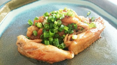 簡単常備菜!鶏肉のゆず胡椒風味の照り焼きの写真