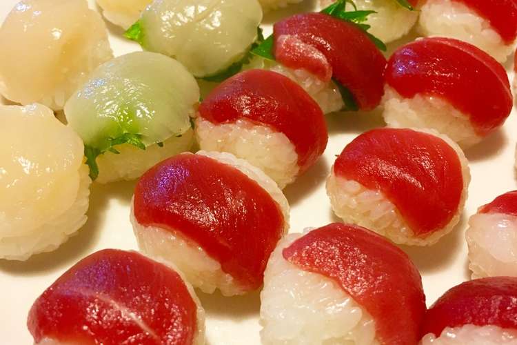 子供と作る 手鞠寿司 レシピ 作り方 By T長さん クックパッド 簡単おいしいみんなのレシピが372万品