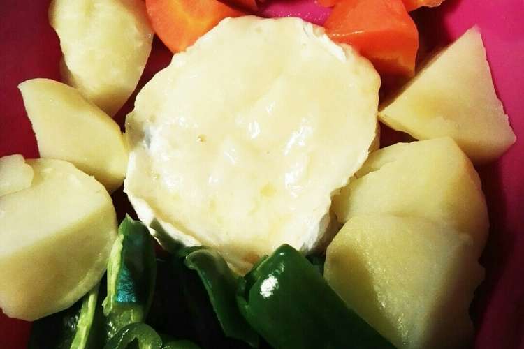 カマンベールでレンジ野菜チーズフォンデュ レシピ 作り方 By ずぼら日和 クックパッド 簡単おいしいみんなのレシピが355万品