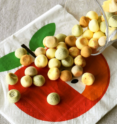 野菜や豆の味に慣れる♡手作り卵ボーロの写真