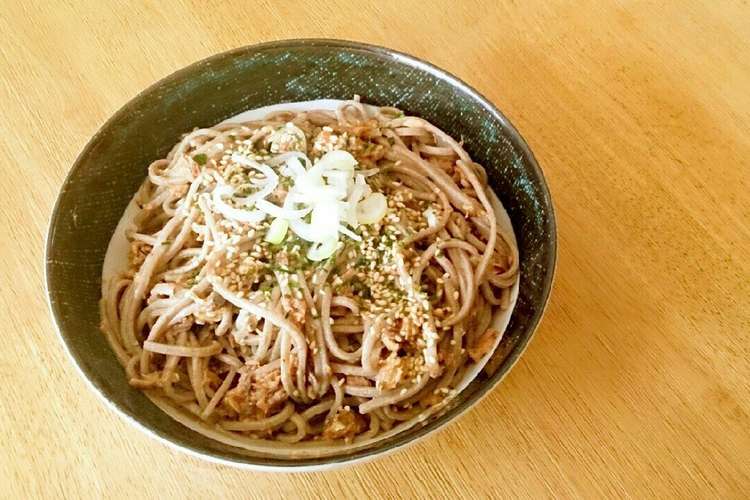 まぜるだけ 鯖味噌缶詰でお蕎麦 レシピ 作り方 By Yukkia クックパッド