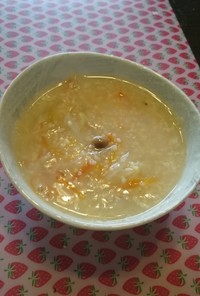 塩麹と白みその食べる雑穀スープ