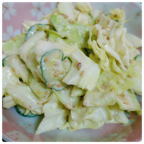 野菜２つで簡単☆味噌マヨサラダ