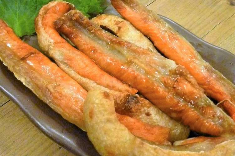 魚焼きグリルで 鮭ハラスの美味しい焼き方 レシピ 作り方 By Kouayaa クックパッド 簡単おいしいみんなのレシピが352万品