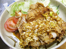 万能タレが決めて!!鶏の甘酢しょうゆ♪