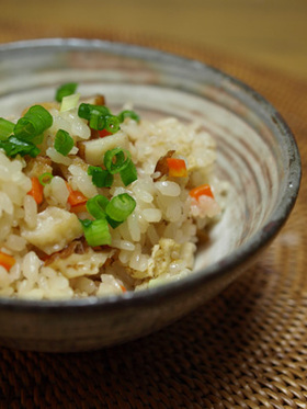 節約!ちくわの炊き込みご飯