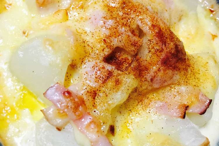 簡単美味 北海道のじゃがいもチーズ焼き レシピ 作り方 By しーぽくん クックパッド 簡単おいしいみんなのレシピが360万品