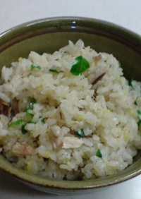 秋刀魚の炊きこみご飯