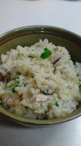 秋刀魚の炊きこみご飯