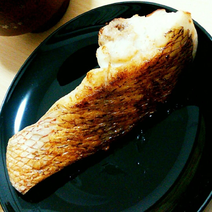 真鯛(切り身)の塩焼きフライパンで簡単に