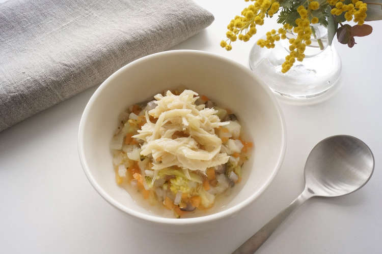 犬ごはん 野菜のササミあんかけ レシピ 作り方 By ローズちゃんママ クックパッド 簡単おいしいみんなのレシピが355万品