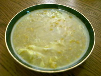 玉米湯の写真