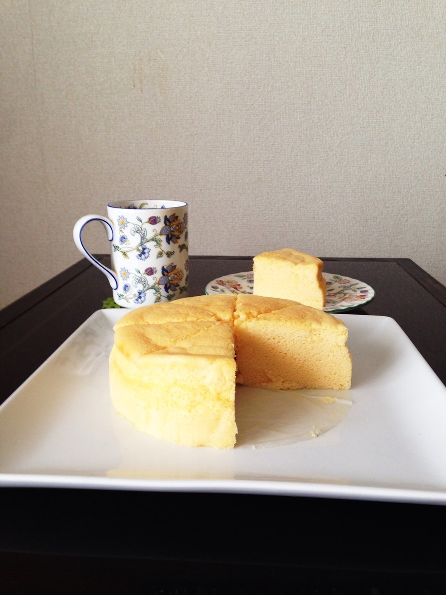 【ヘルシオ】絶対膨らむスフレチーズケーキの画像