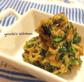 簡単離乳食!栄養満点!納豆小松菜和え