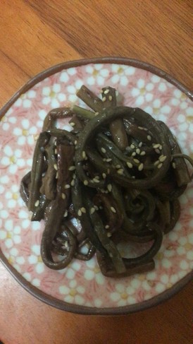 家庭で作れる店のゼンマイナムル