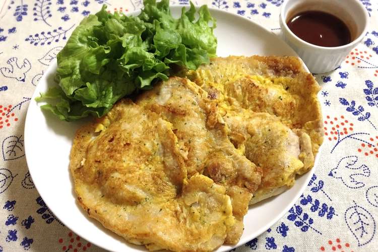 パセリ香る 豚肉の粉チーズピカタ レシピ 作り方 By ゆきプー クックパッド