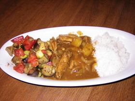 ラタトゥーユ風カレー