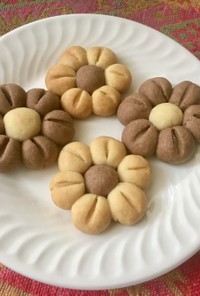 花の形のクッキー（簡単）☆トルコ